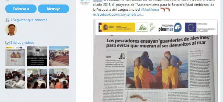 Noticia del proyecto ASAPEMM en tweeter