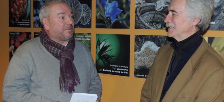Fernández Bouzas y Míguez Baños dieron a conocer ayer este proyecto en Sálvora