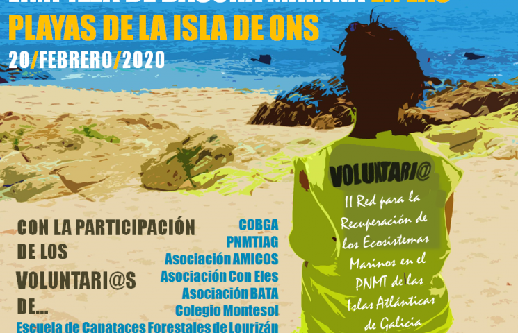 Limpieza de playas en Ons