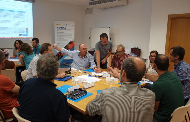 Grupos de trabajo CARM, GVA, IMIDA, UM, Culmarex, Andrómeda, Cudomar, Ocean-net, Angel Hernández CTAQUA MIMECCA