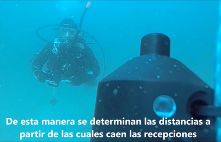 Realización del test de rango de los equipos acústicos del proyecto TAC. Trabajo previo a la instalación definitiva de la red de